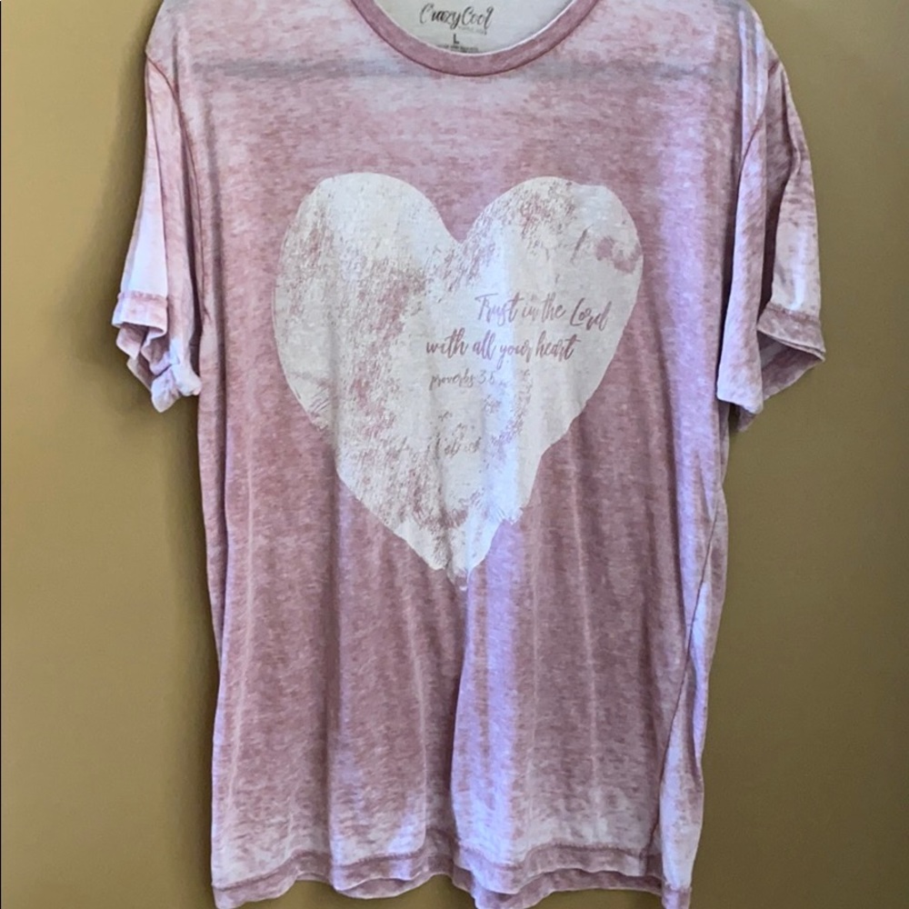 Pink Graphic Tee Proverbs 3:5